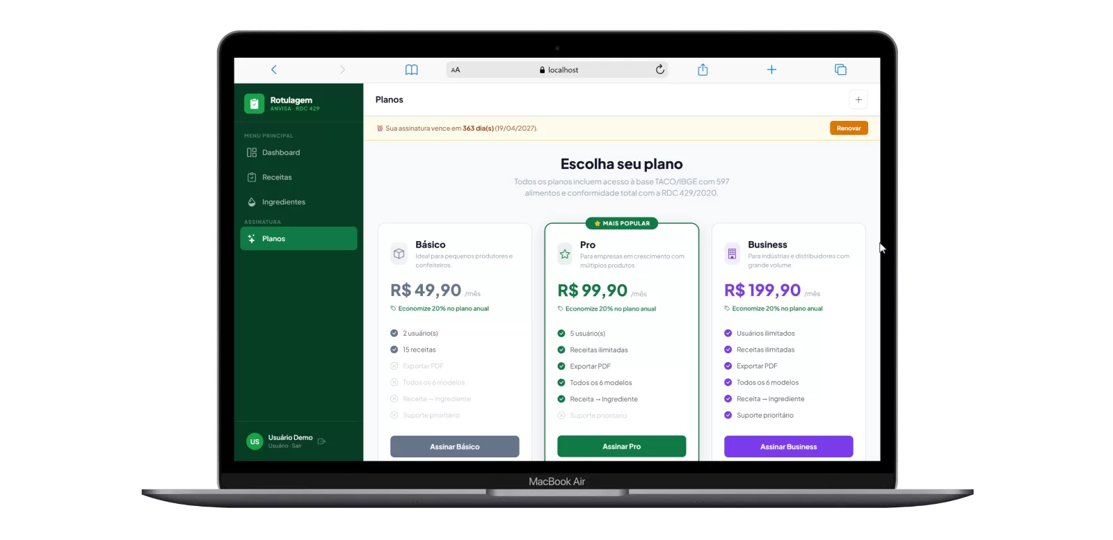 Sistema de Rotulagem